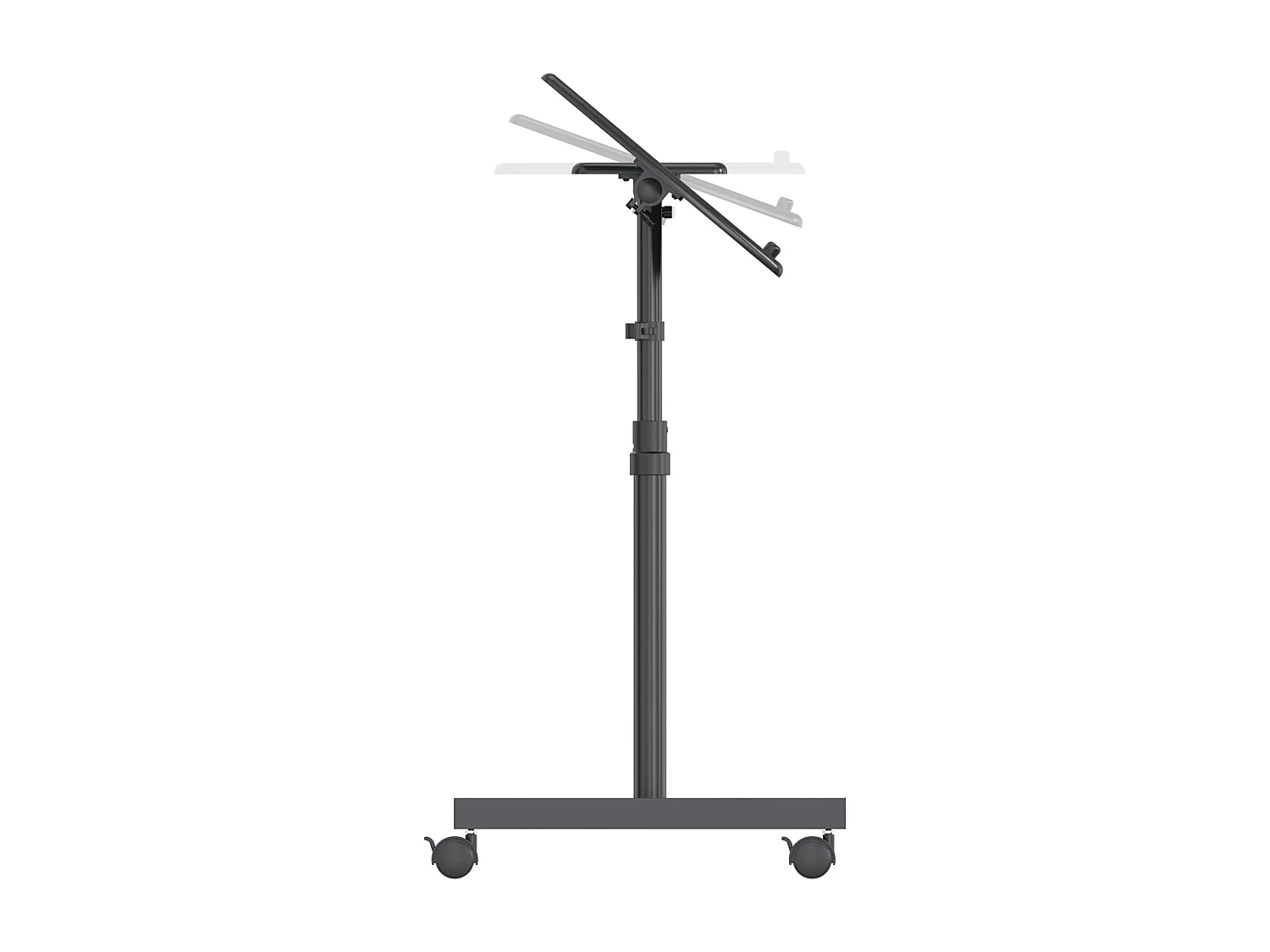 Support pour ordinateur portable à roulettes Réglable en hauteur