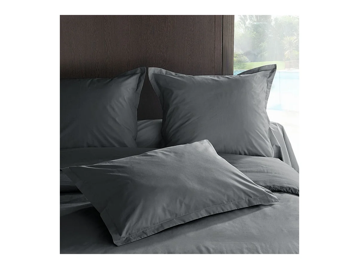 Taie d'Oreiller en percale de coton 80 fils 50 x 70 cm