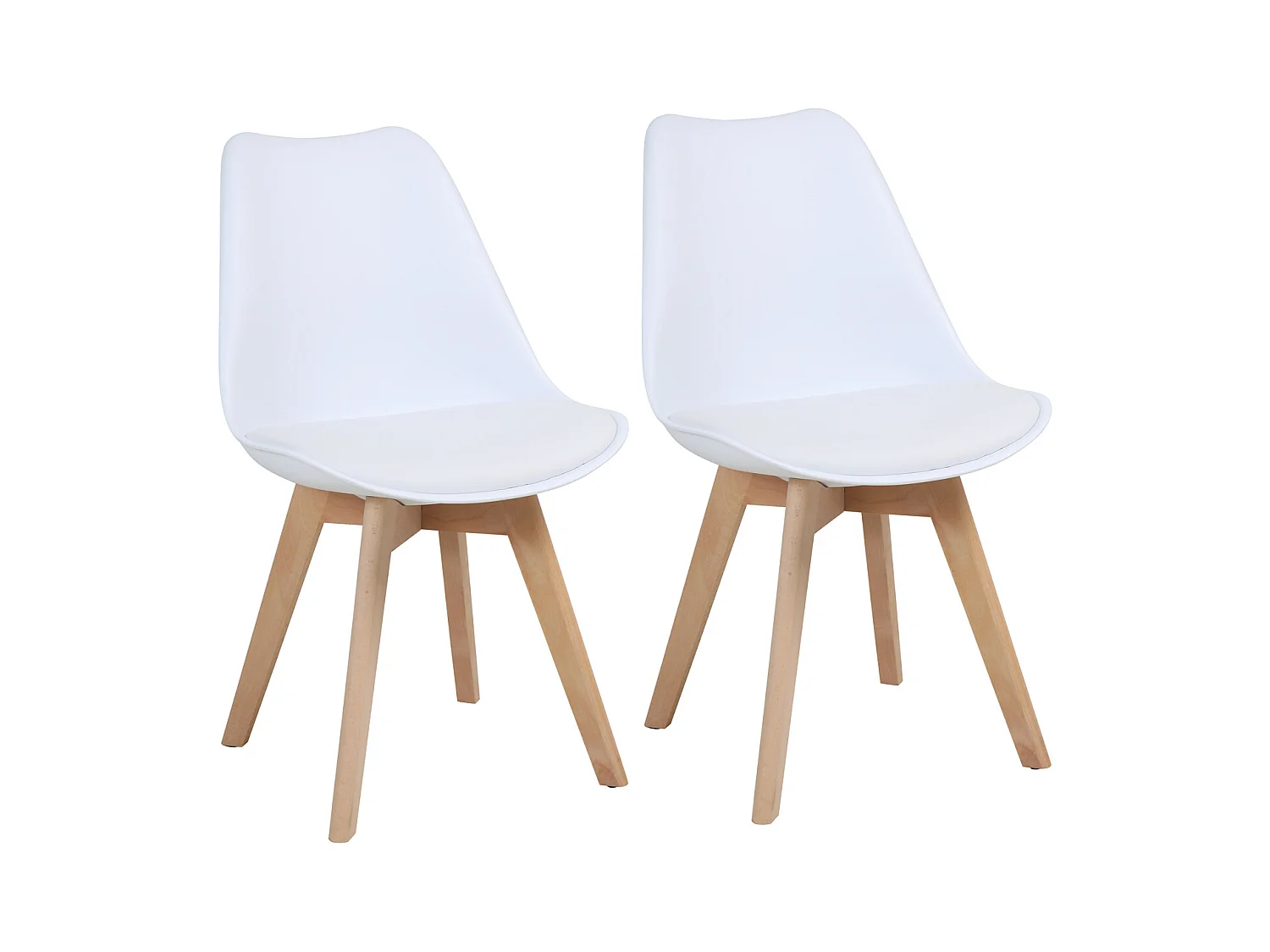 Lot de 2 chaises de salle à manger