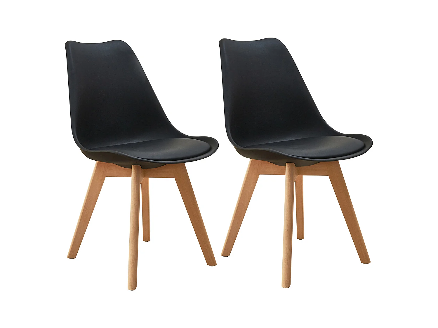 Lot de 2 chaises de salle à manger