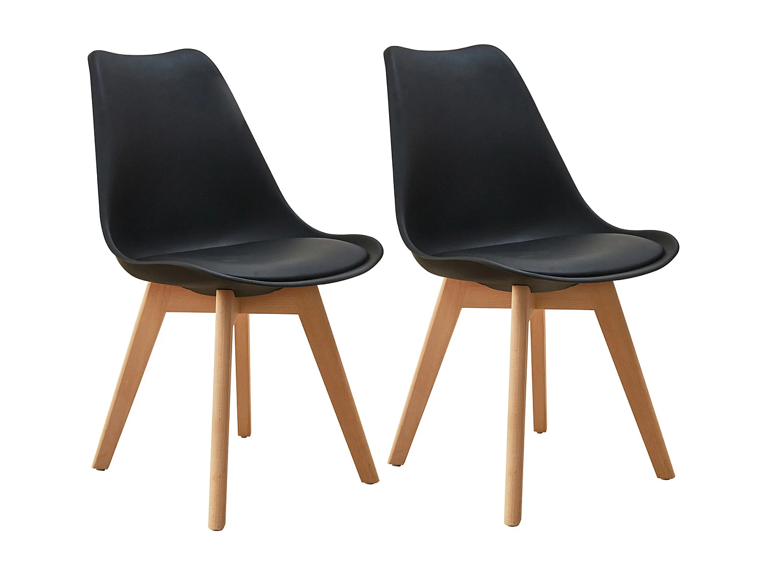 Lot de 2 chaises de salle à manger