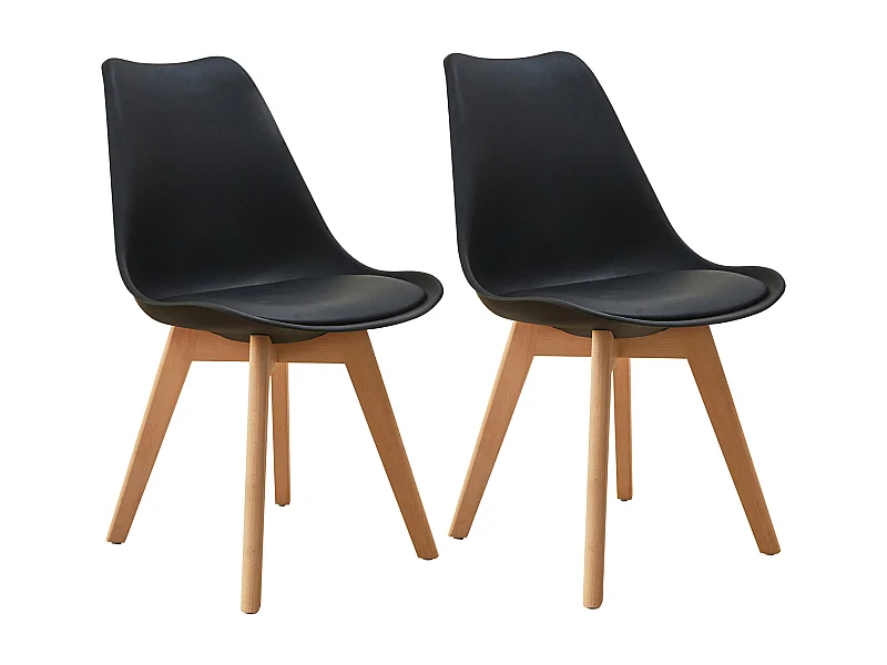 Lot de 2 chaises de salle à manger