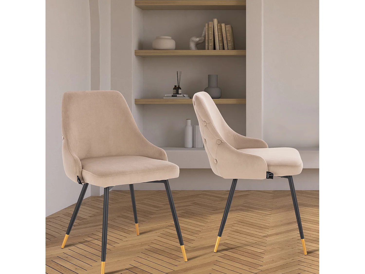 Lot de 2 chaises de salle à manger