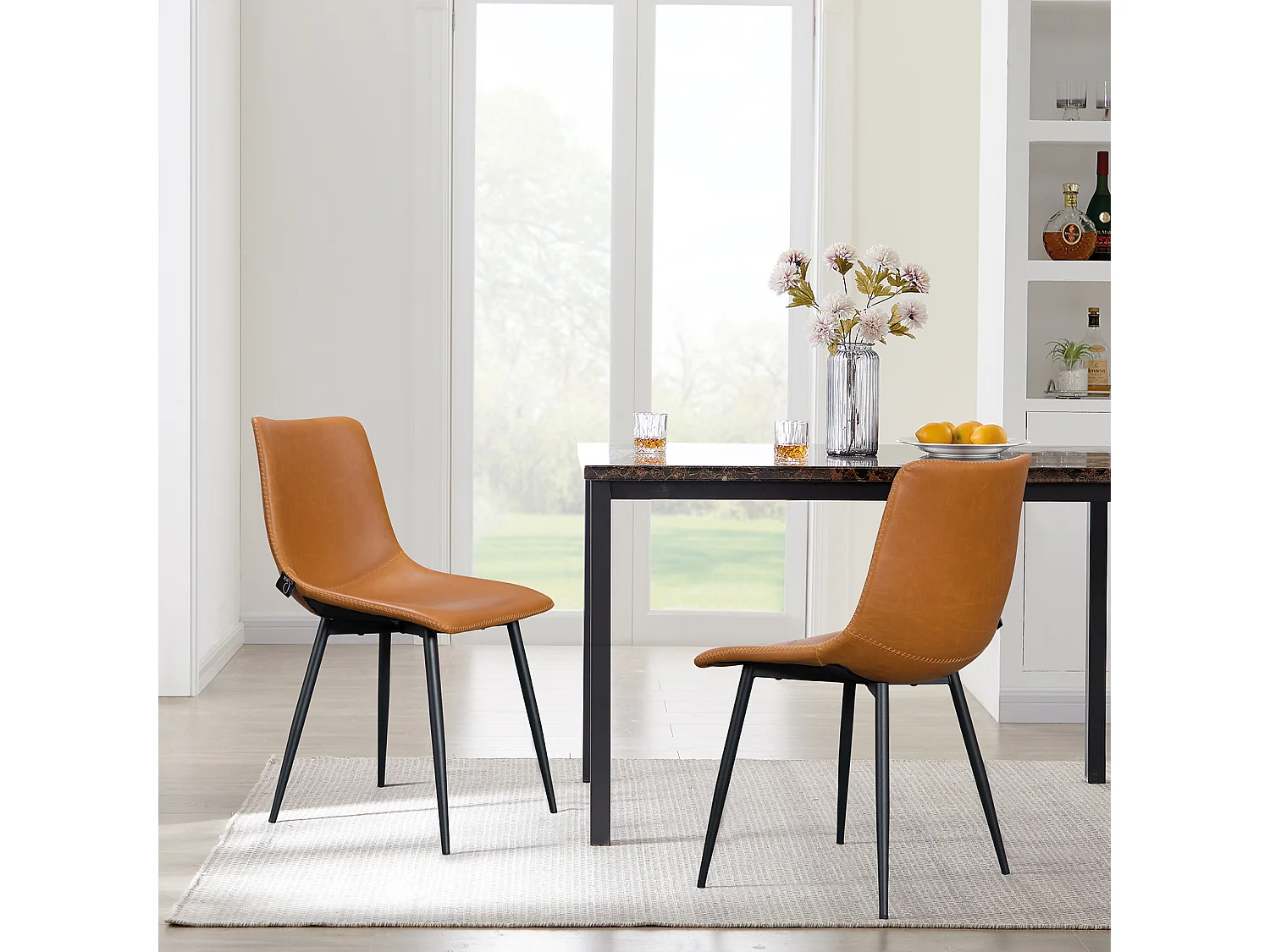 Lot de 2 chaises de salle à manger