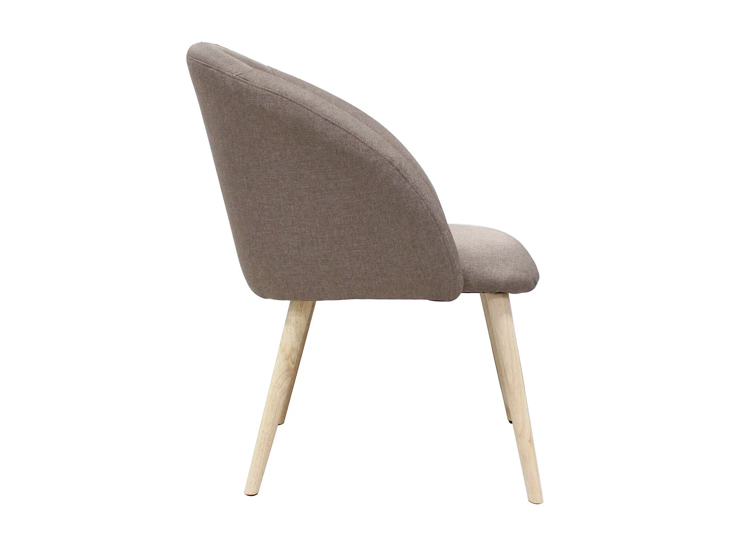 Chaise de salle à manger rembourrée avec accoudoirs