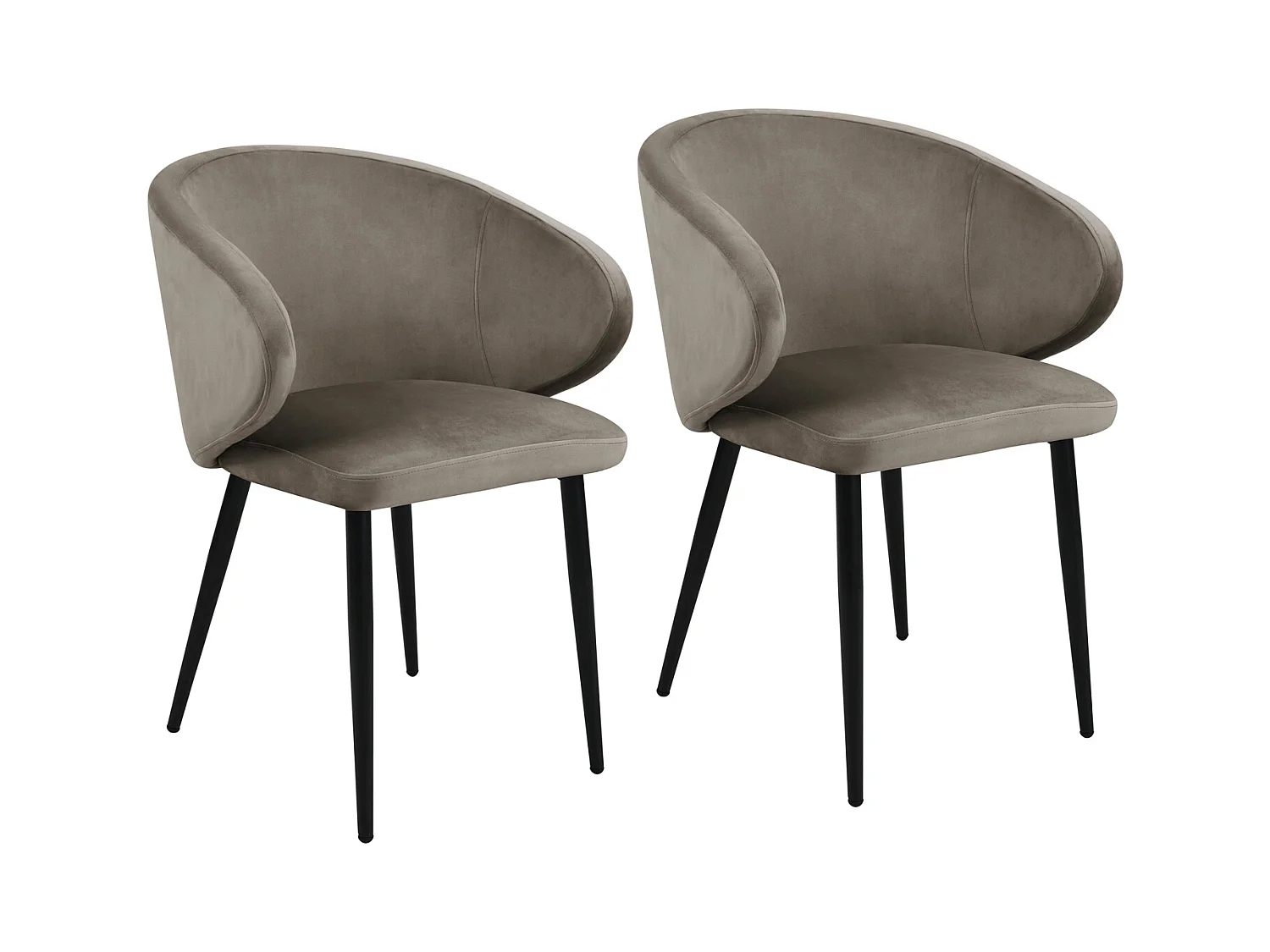 Lot de 2 chaises de salle à manger