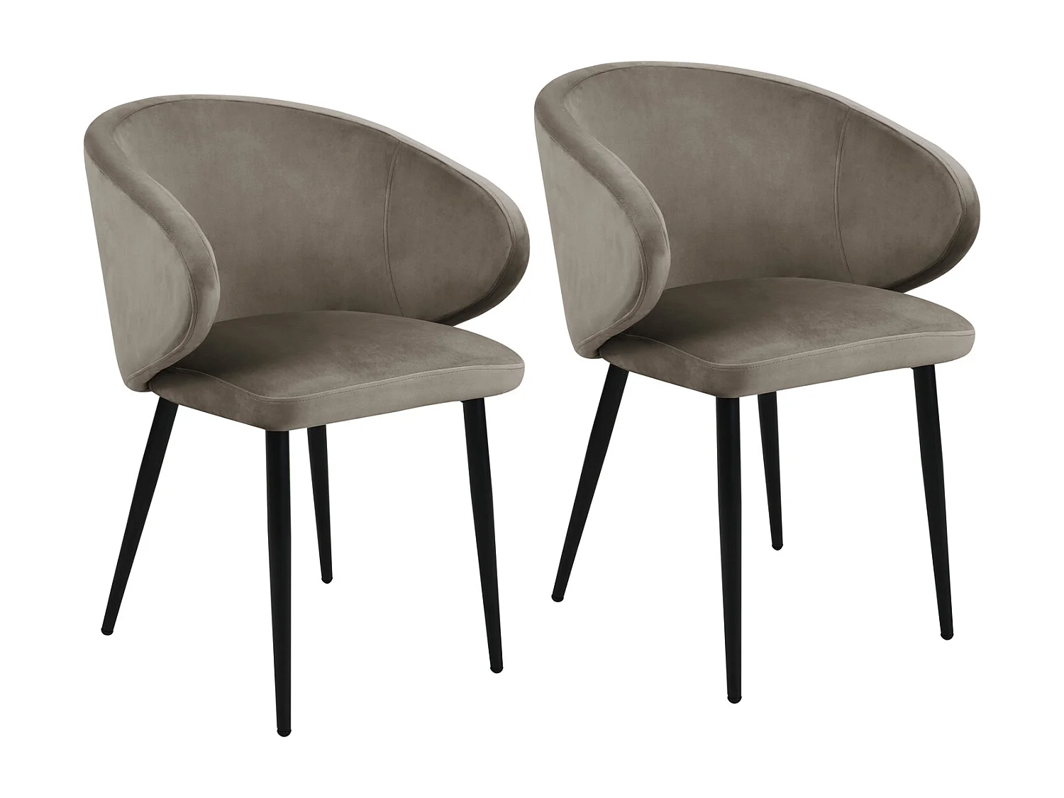 Lot de 2 chaises de salle à manger