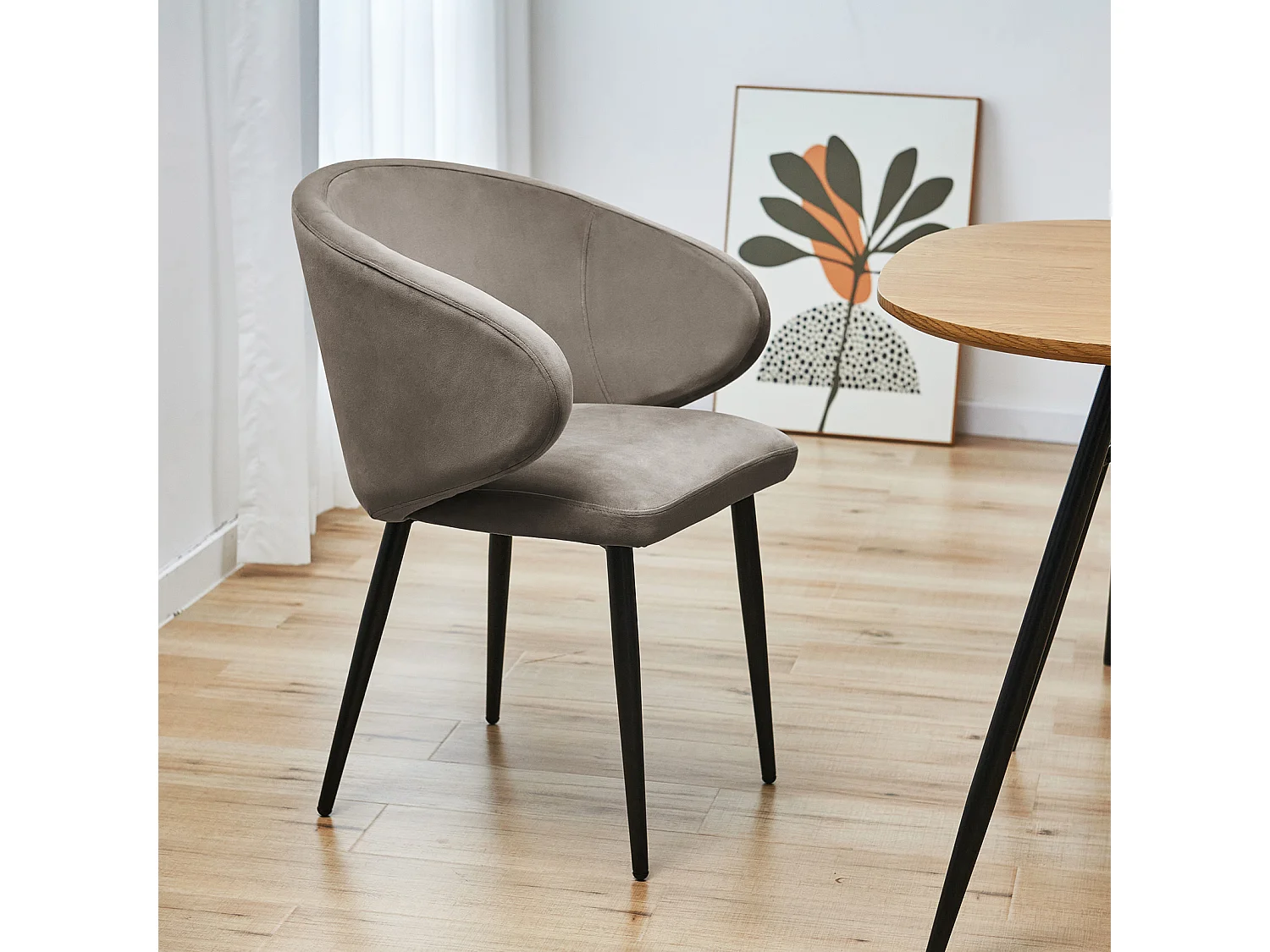 Lot de 2 chaises de salle à manger