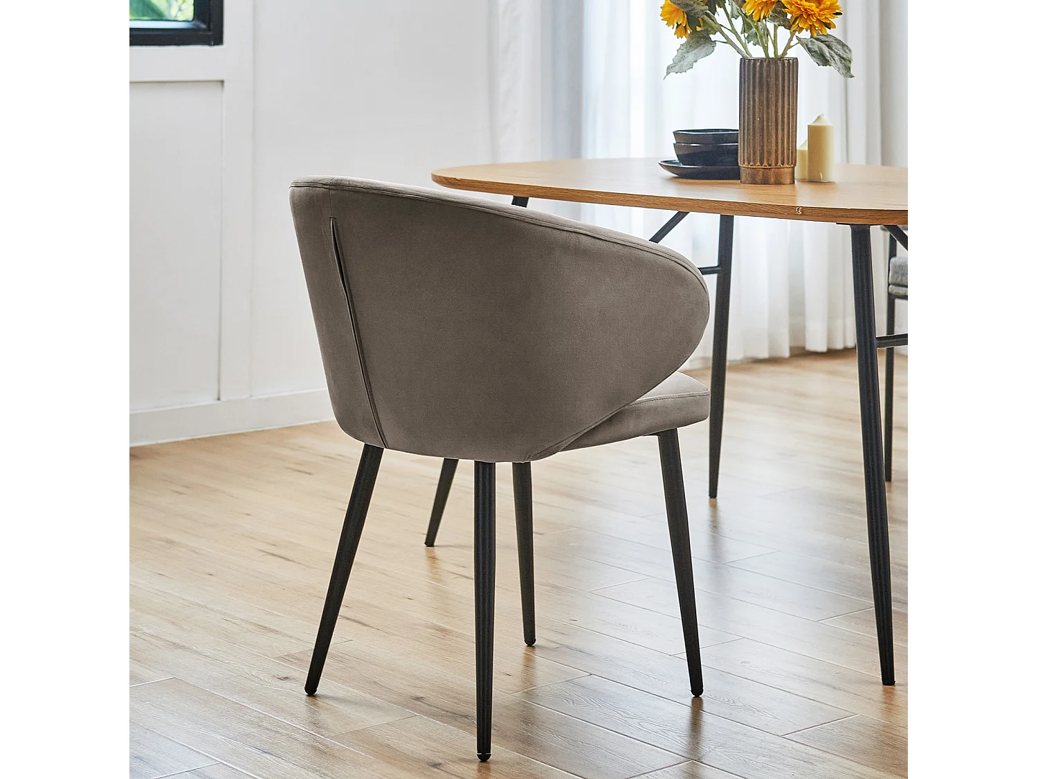 Lot de 2 chaises de salle à manger