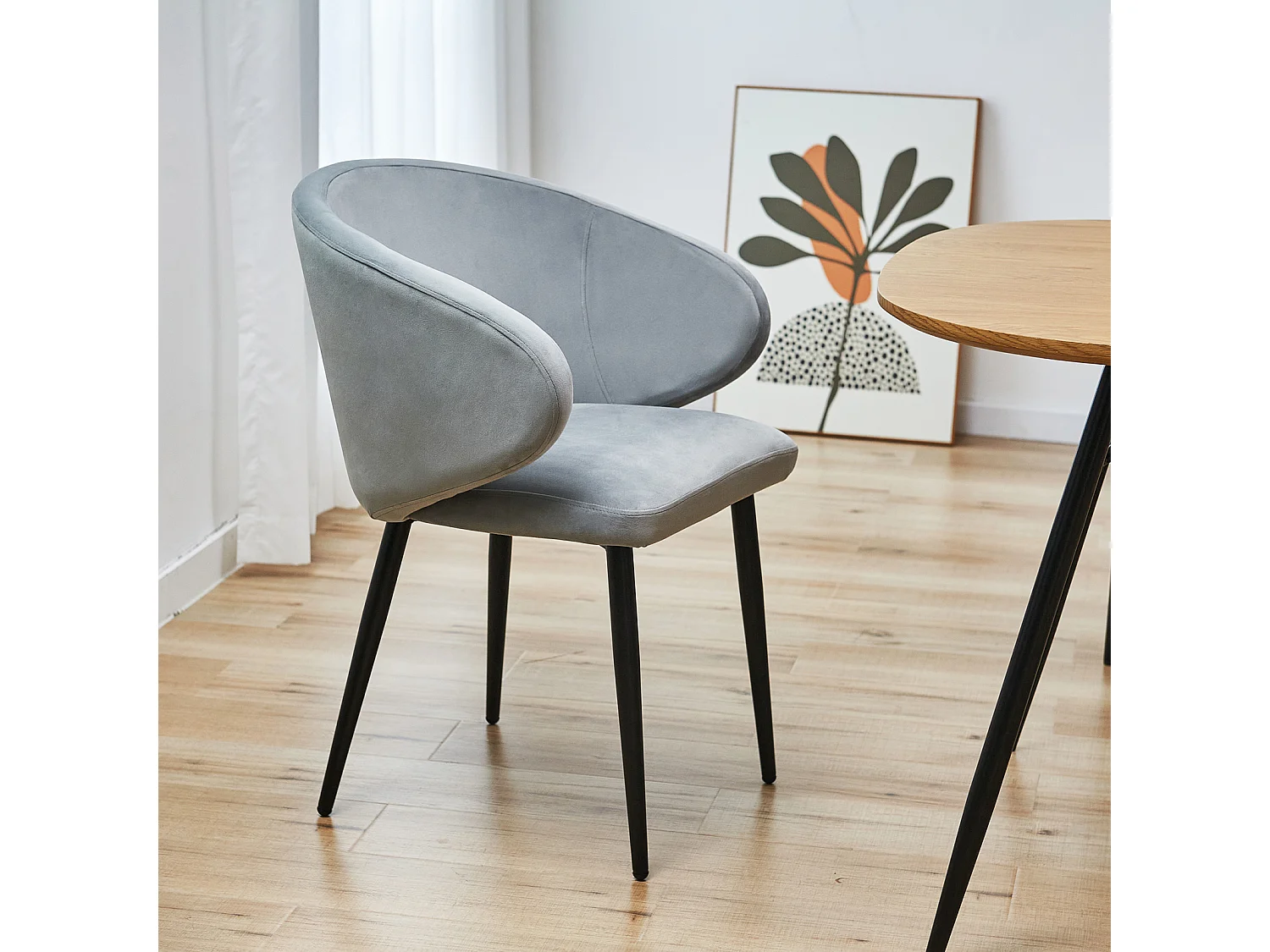 Lot de 2 chaises de salle à manger