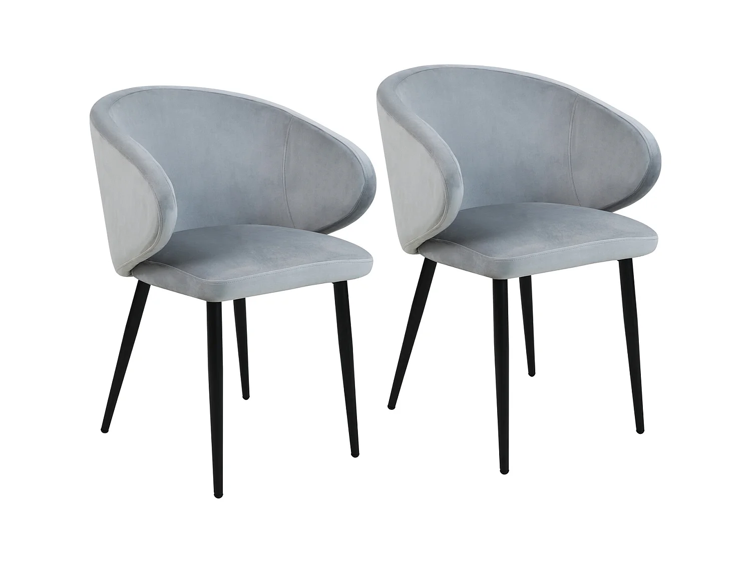 Lot de 2 chaises de salle à manger