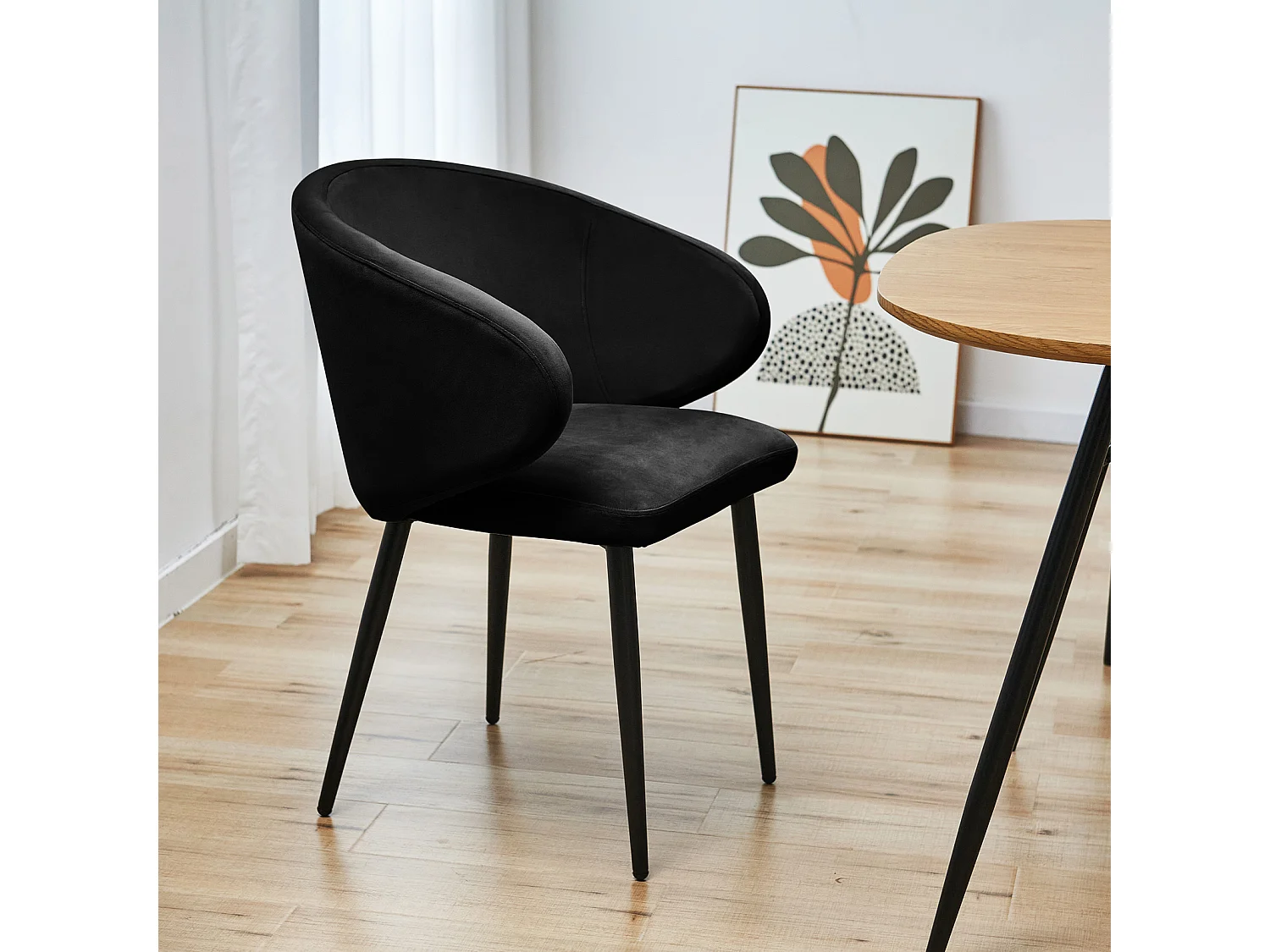 Lot de 2 chaises de salle à manger