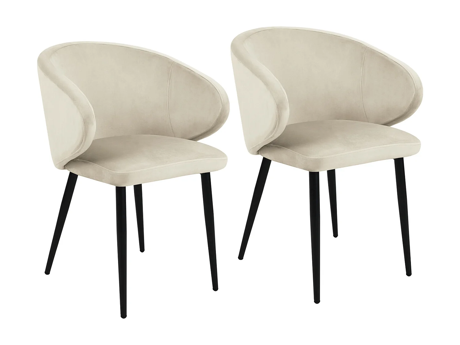 Lot de 2 chaises de salle à manger