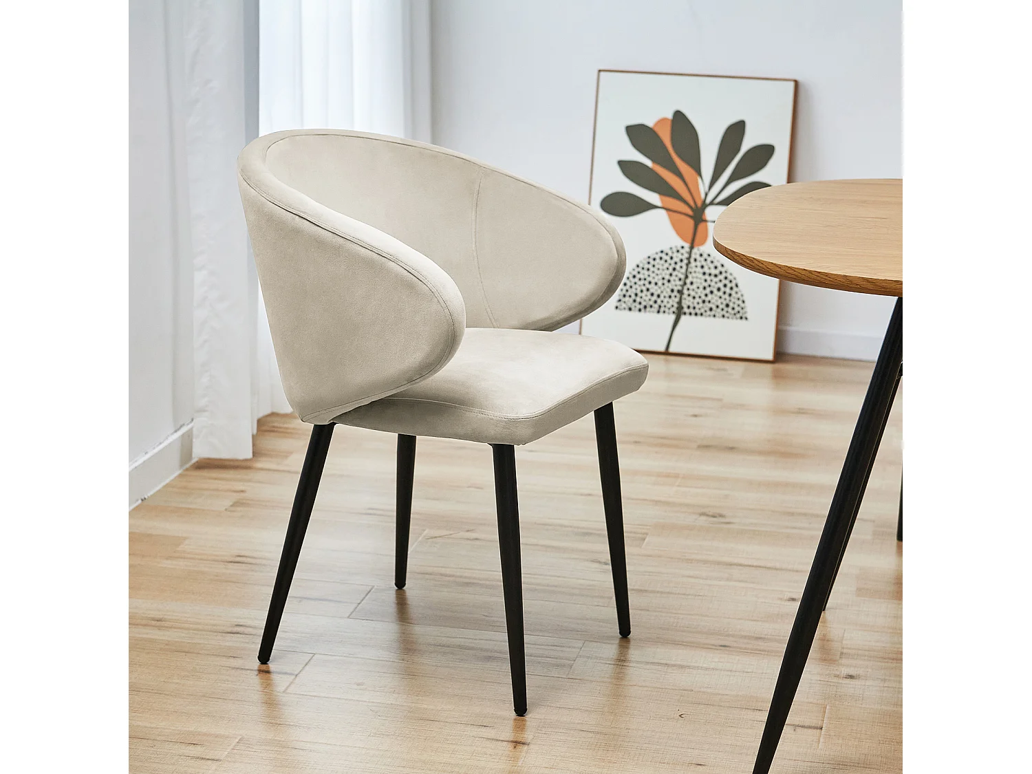 Lot de 2 chaises de salle à manger