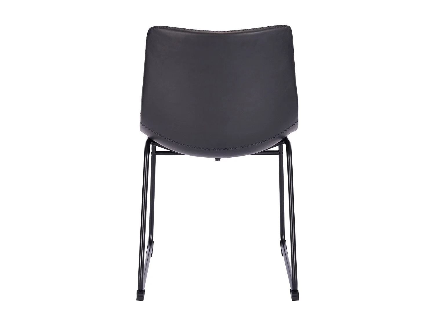 ESSZIMMERSTUHL HARRY 2er Set Kunstleder Schwarz