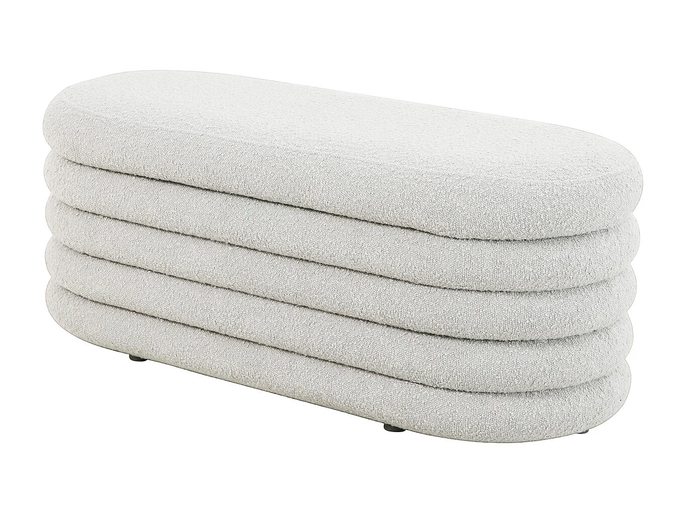 Pouf avec espace de rangement