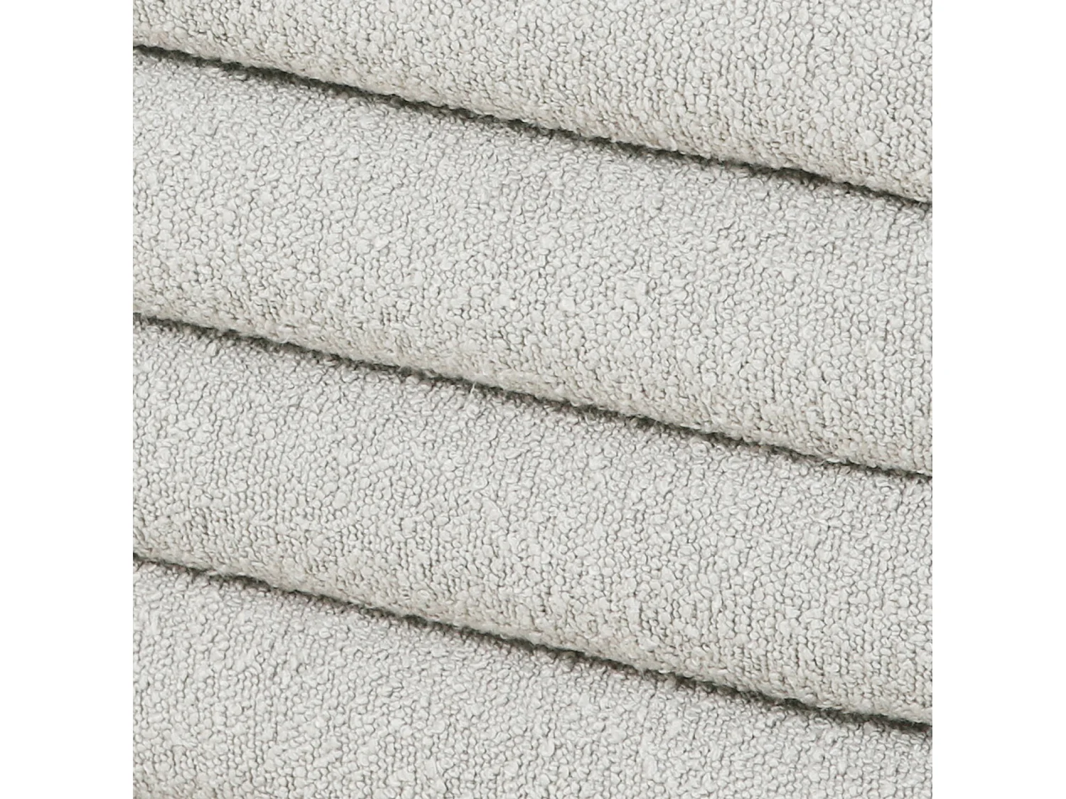 HOCKER BLOSSOM XL mit Aufbewahrung Boucle Weiß