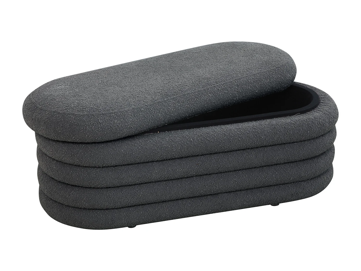 Pouf avec espace de rangement