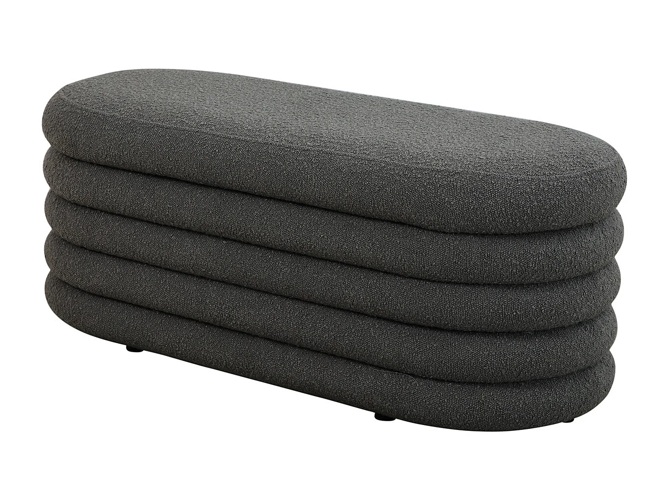 Pouf avec espace de rangement