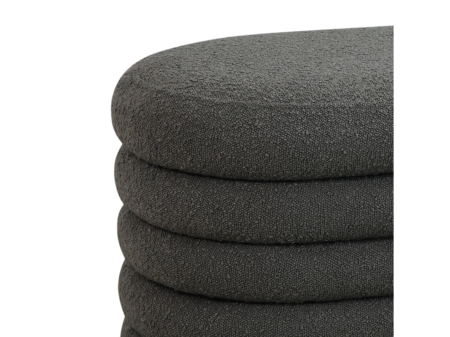 Pouf avec espace de rangement