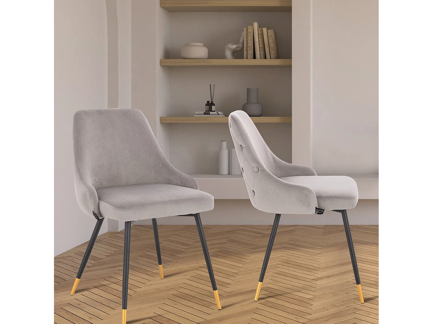 Lot de 2 chaises de salle à manger