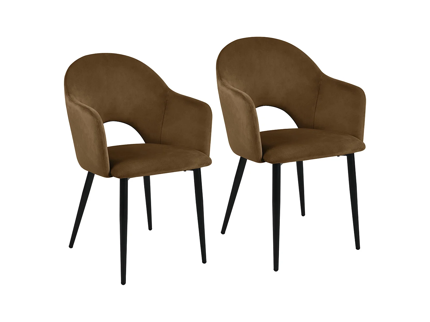Lot de 2 chaises de salle à manger