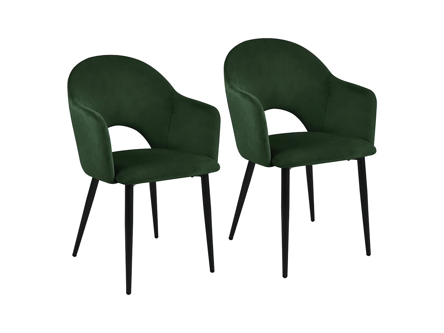 Lot de 2 chaises de salle à manger