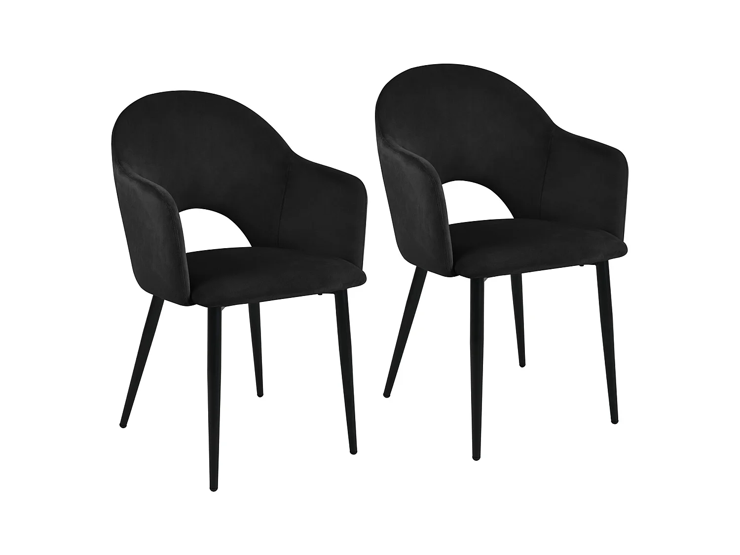 Lot de 2 chaises de salle à manger
