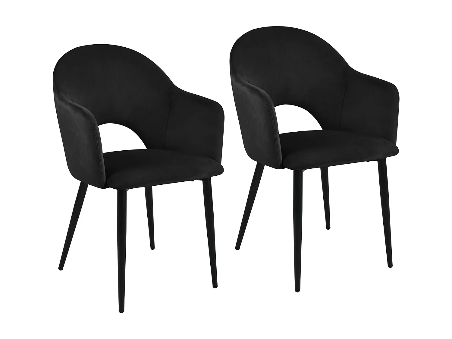 Lot de 2 chaises de salle à manger
