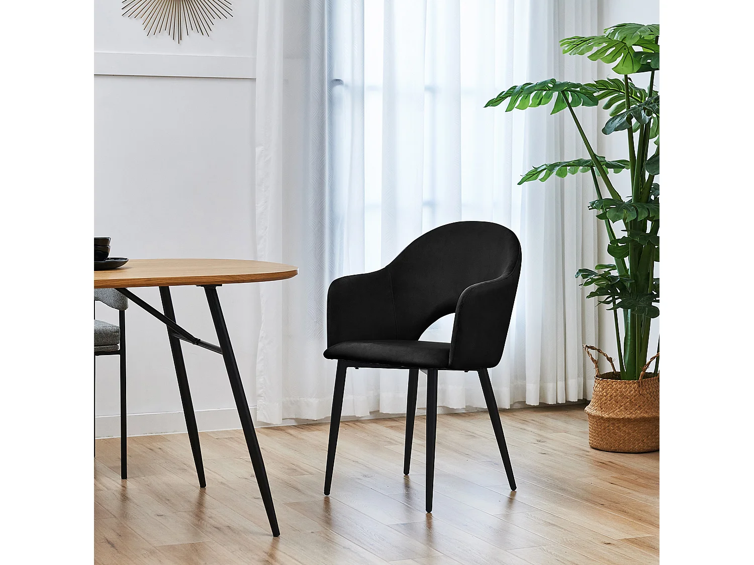 Lot de 2 chaises de salle à manger