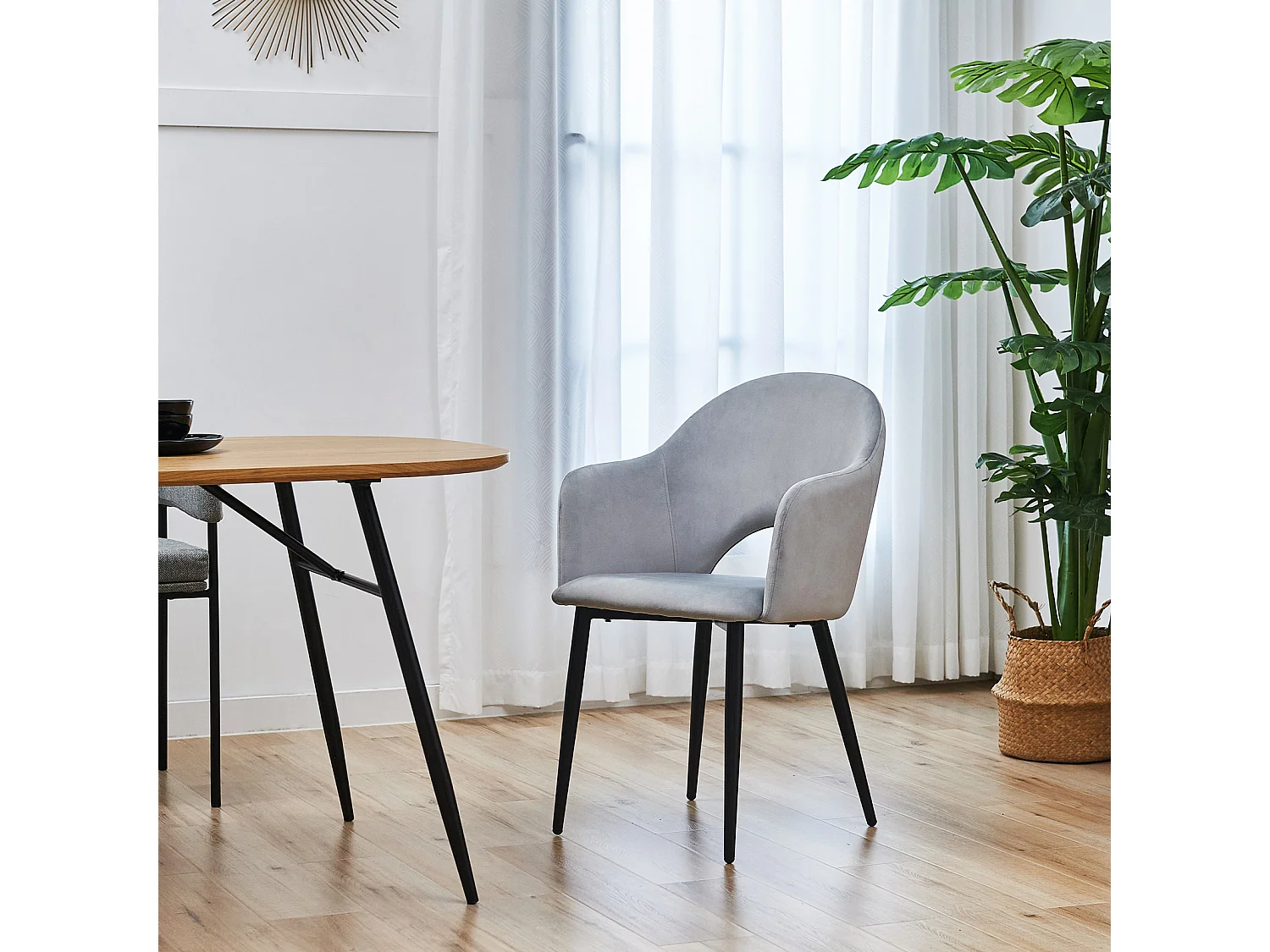 Lot de 2 chaises de salle à manger