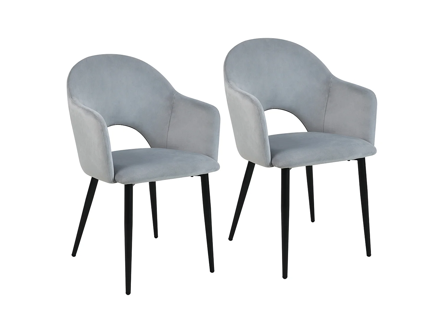 Lot de 2 chaises de salle à manger