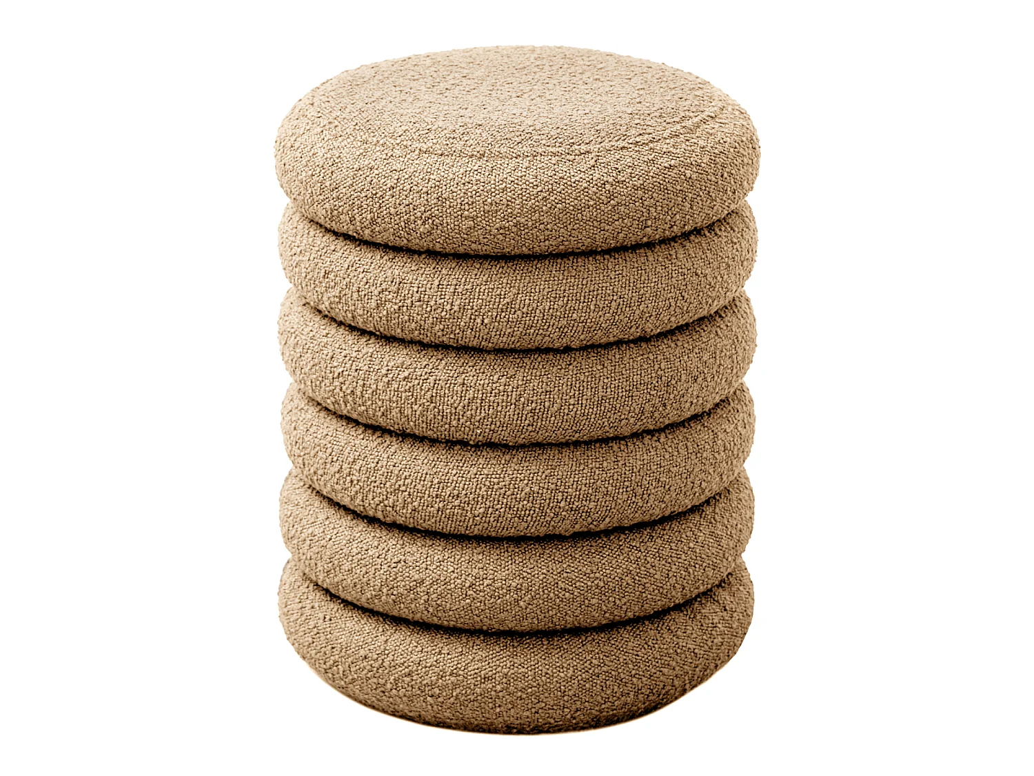 HOCKER BLOSSOM XS mit Stauraum Hellbraun