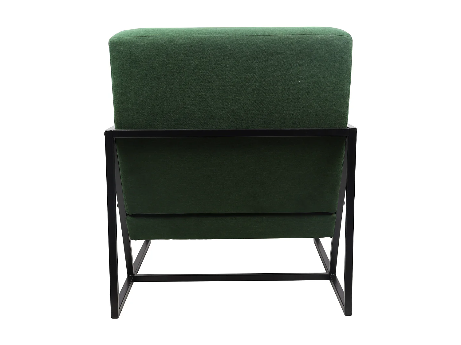 Chaise longue SVITA CHRIS Chaise de cocktail Chaise rembourrée avec accoudoirs Vert foncé