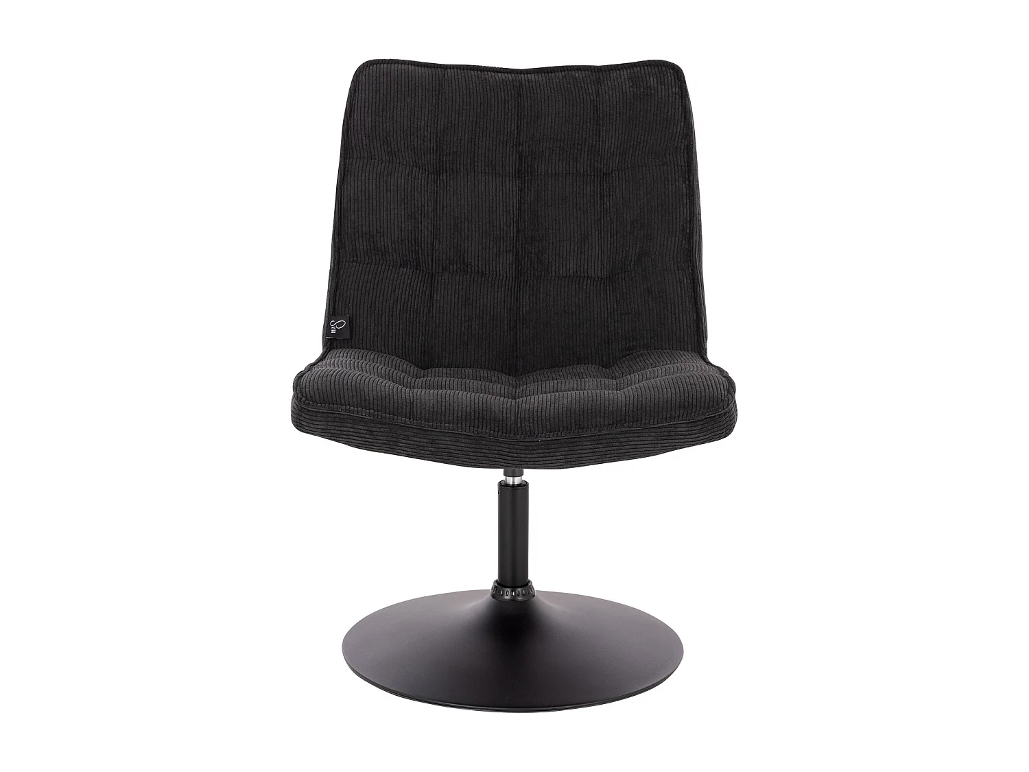 LOUNGESESSEL HENRY Cord Schwarz