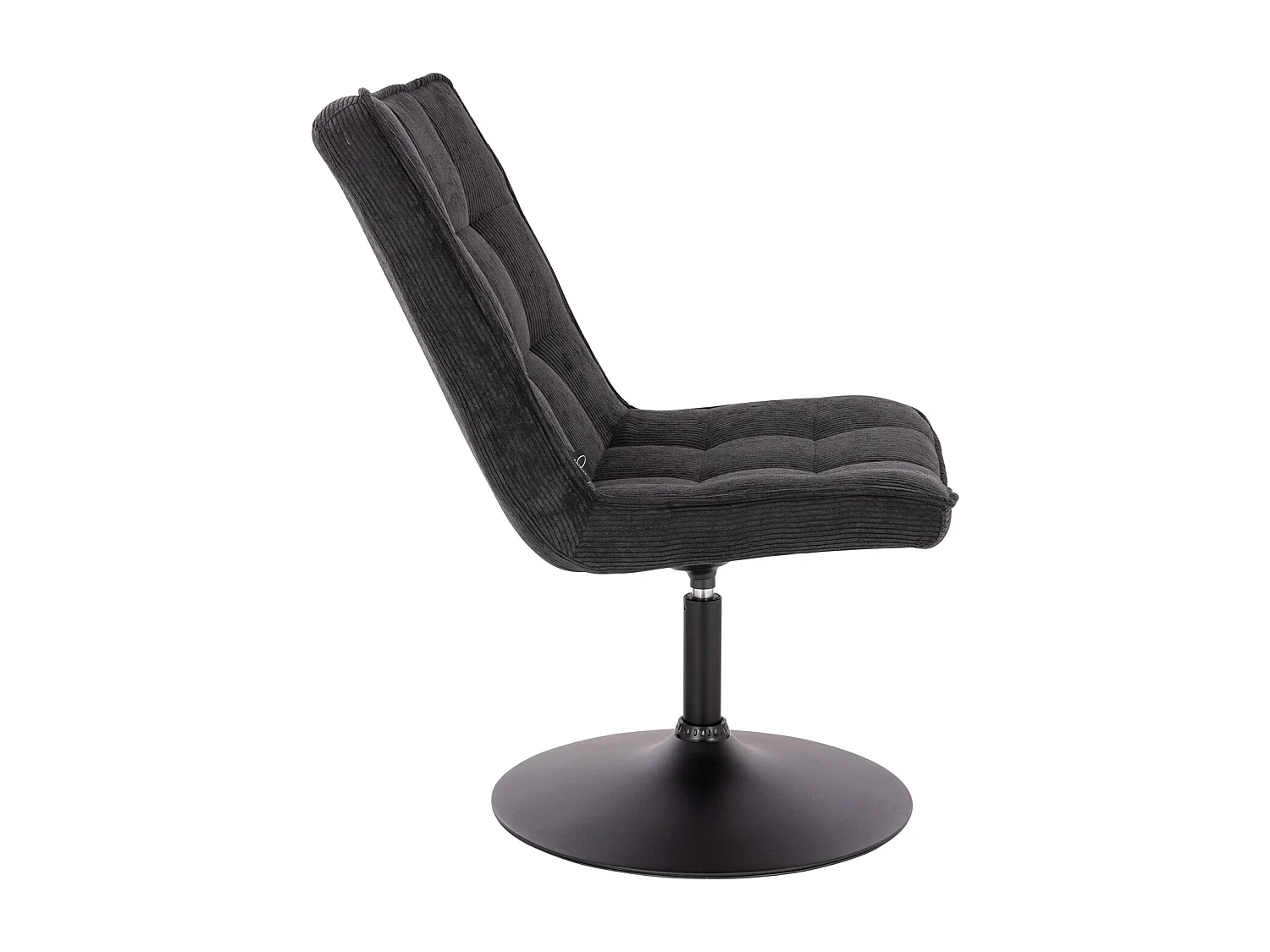 LOUNGESESSEL HENRY Cord Schwarz