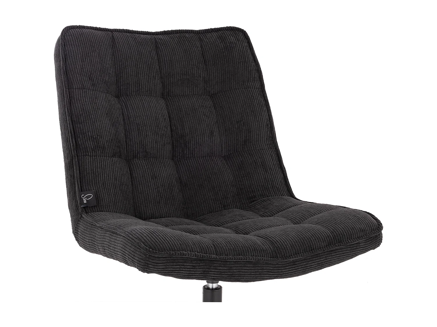 LOUNGESESSEL HENRY Cord Schwarz