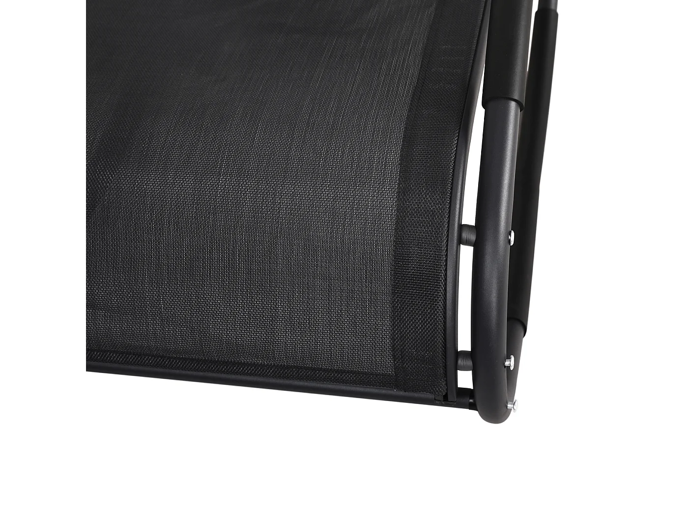 Fauteuil à bascule d'extérieur avec appui-tête