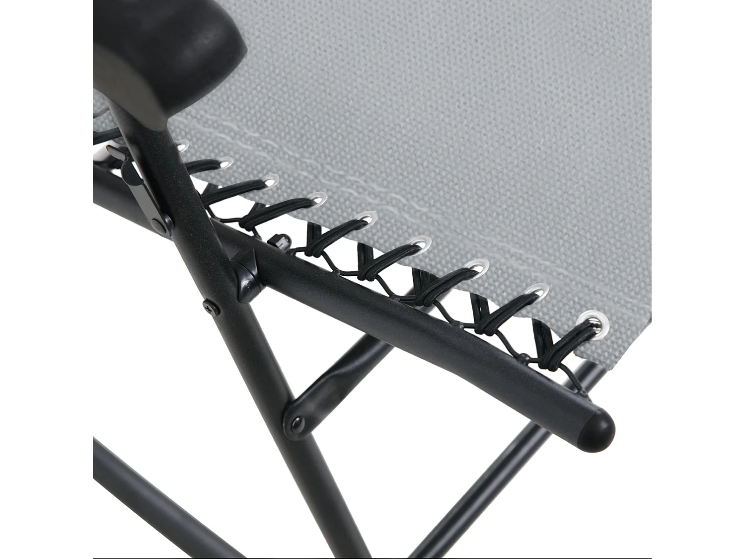 Chaise à bascule pliable Outdoor avec protection solaire