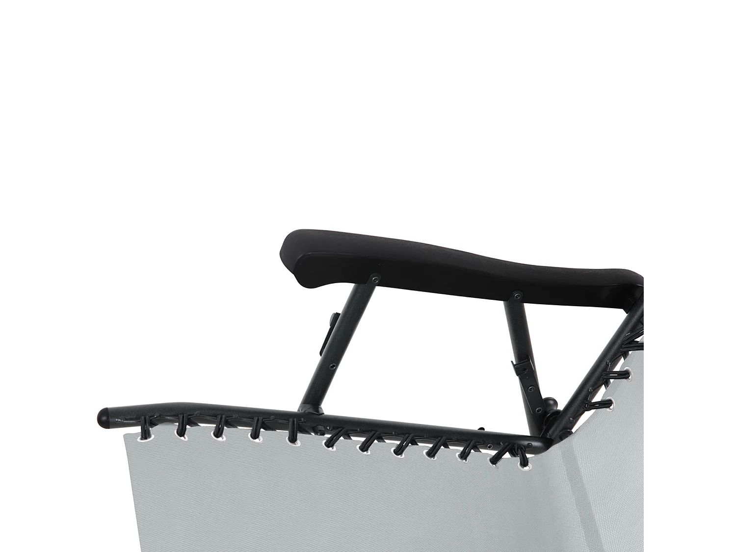 Chaise à bascule pliable Outdoor avec protection solaire