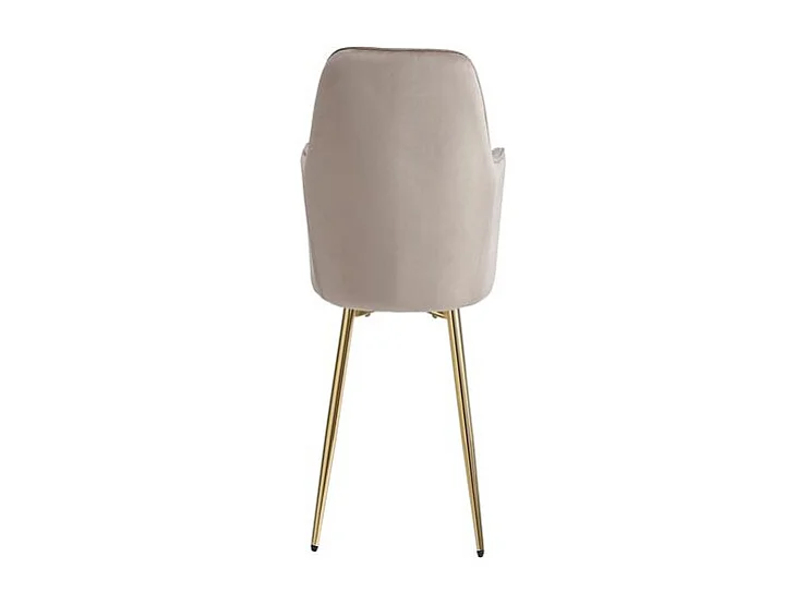 Lot de chaises CANVAS en velours pieds GOLD