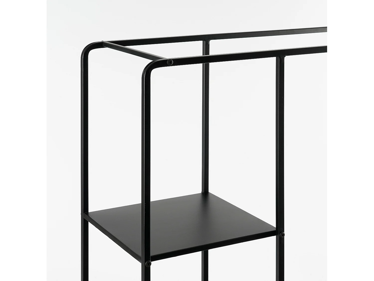 Wandkast van ijzer - 76 x 30 x 178 - Zwart - JULES