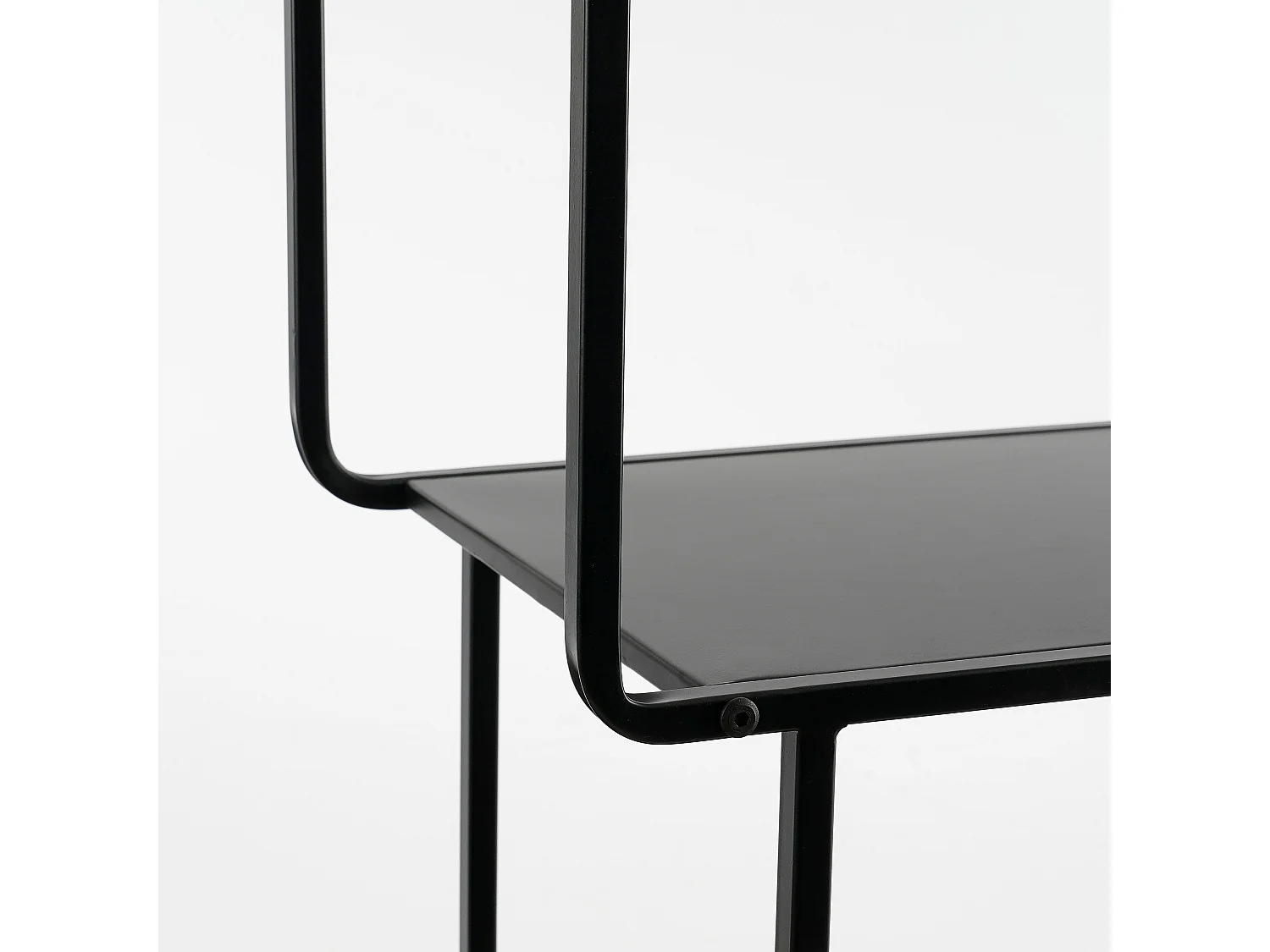 Wandkast van ijzer - 76 x 30 x 178 - Zwart - JULES