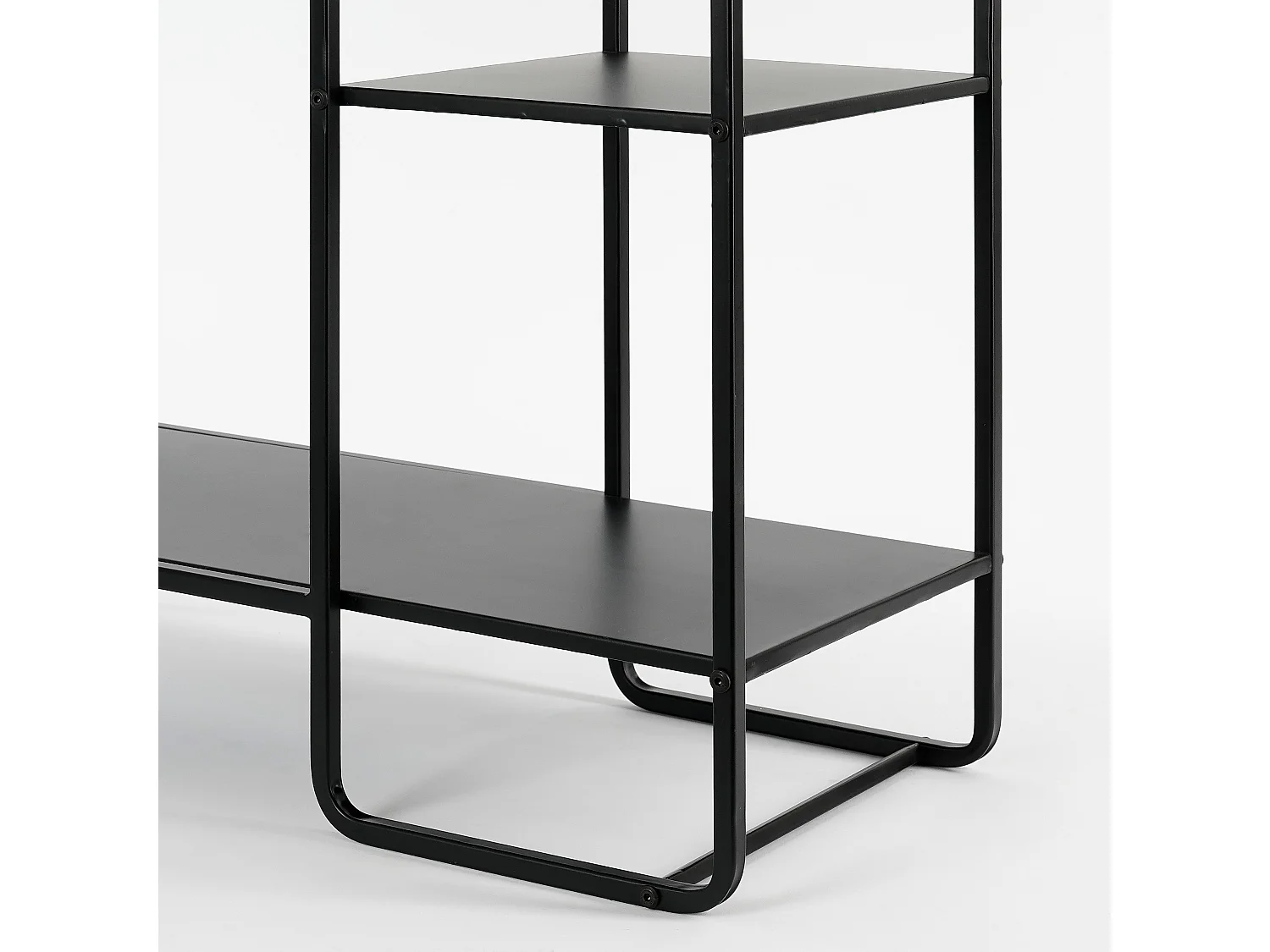 Wandkast van ijzer - 76 x 30 x 178 - Zwart - JULES