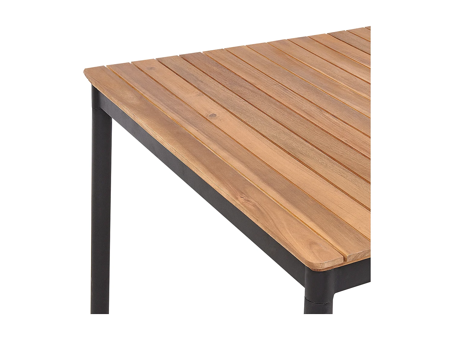 Table de salle à manger de jardin VALLESE 180 cm 90 cm Acacia Marron