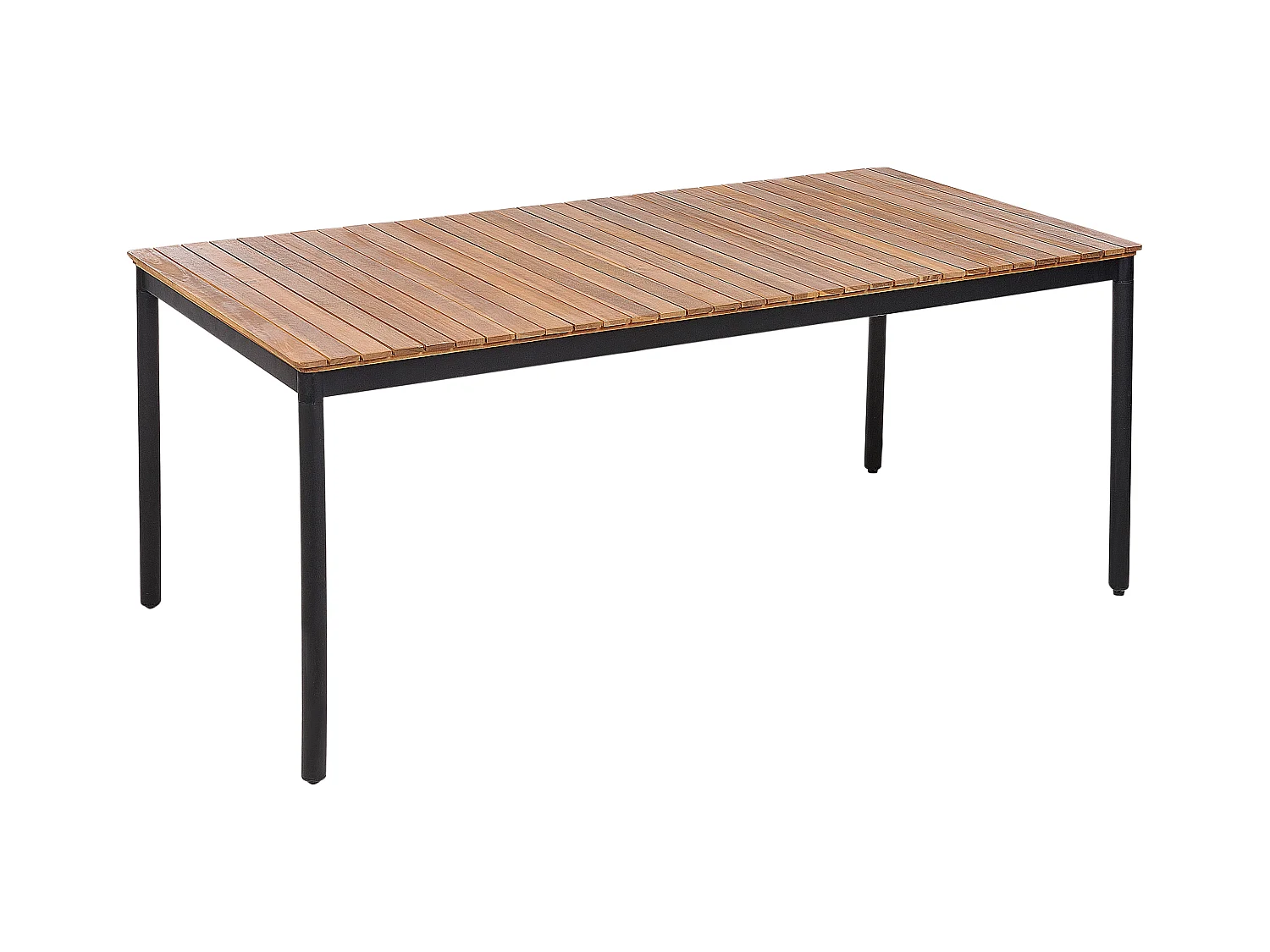 Table de salle à manger de jardin VALLESE 180 cm 90 cm Acacia Marron