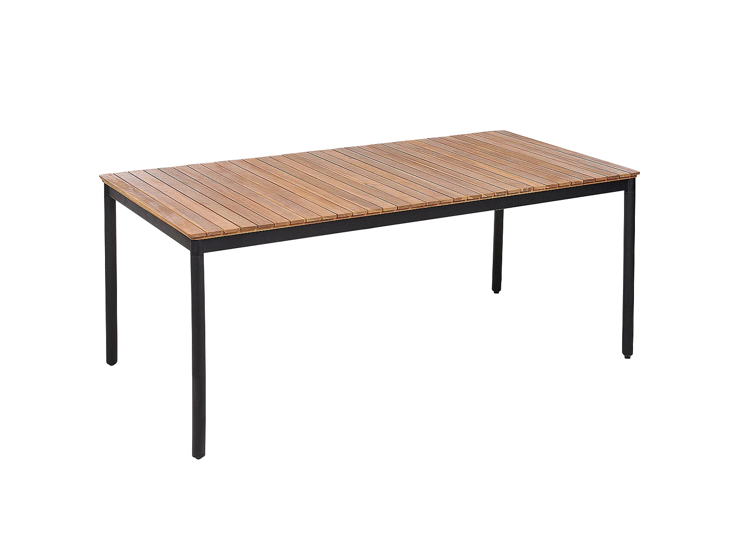 Table de salle à manger de jardin VALLESE 180 cm 90 cm Acacia Marron