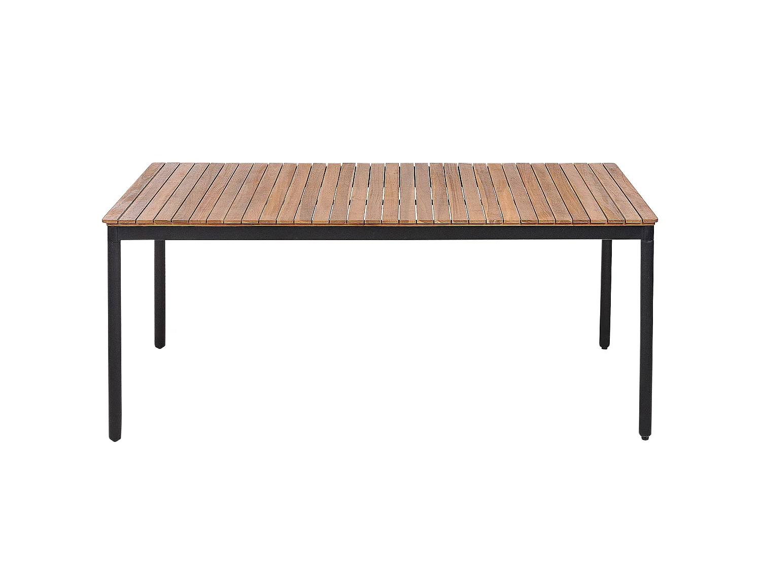 Table de salle à manger de jardin VALLESE 180 cm 90 cm Acacia Marron