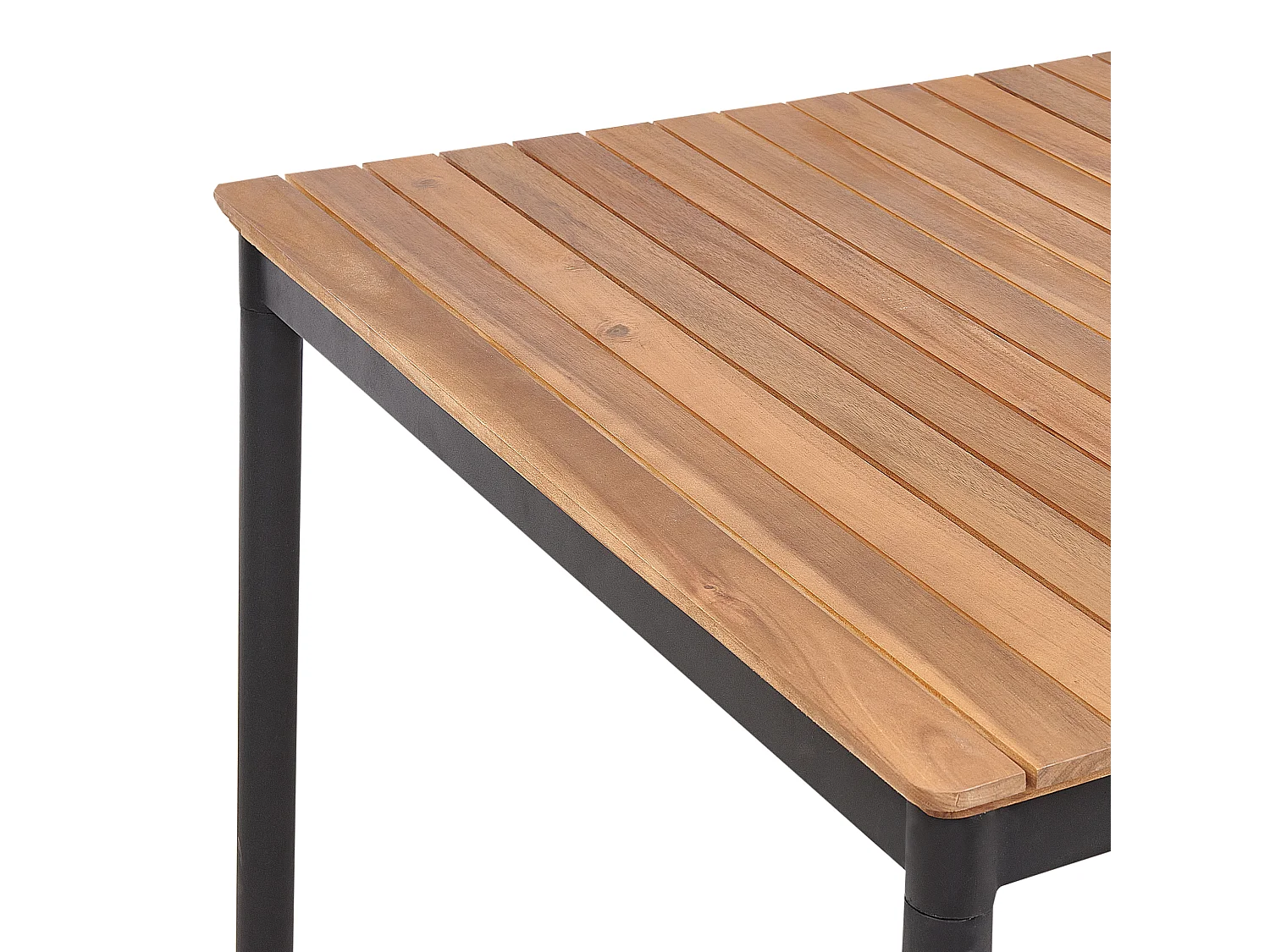 Table de salle à manger de jardin VALLESE 180 cm 90 cm Acacia Marron