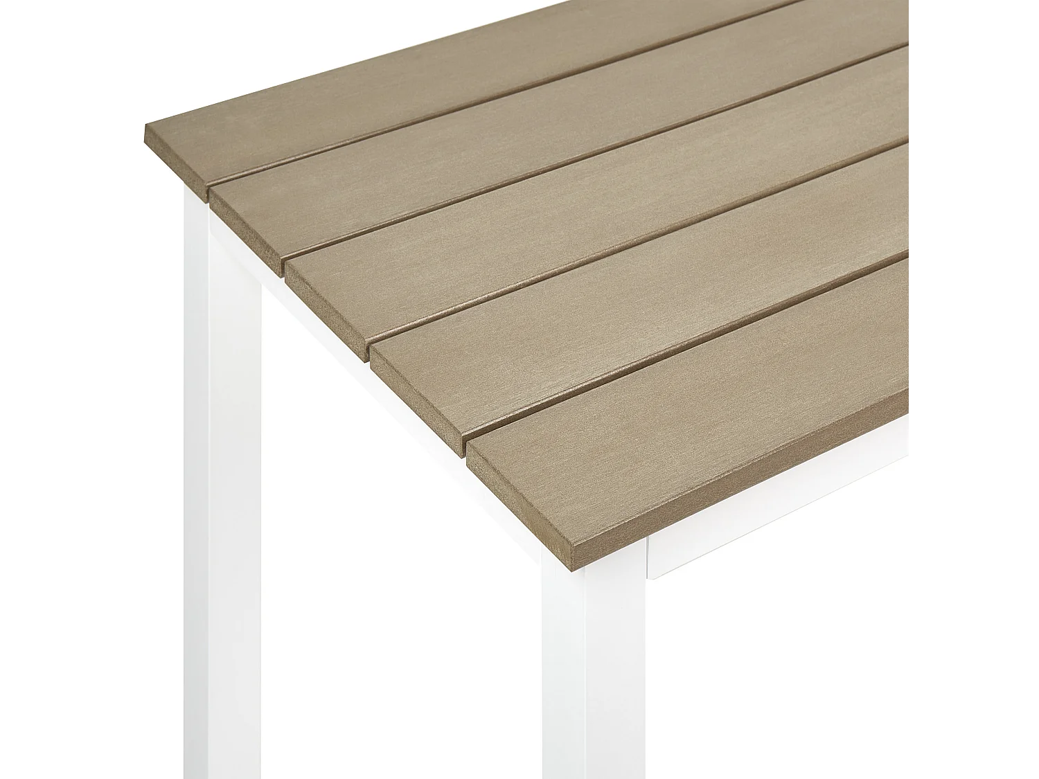 Tuin eettafel MESSINA 96 cm 52 cm Wit
